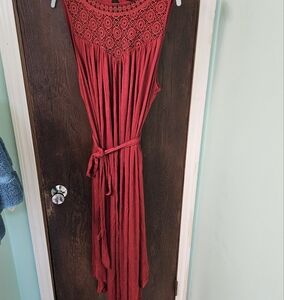 Lane Bryant Red Sleeveless Dress